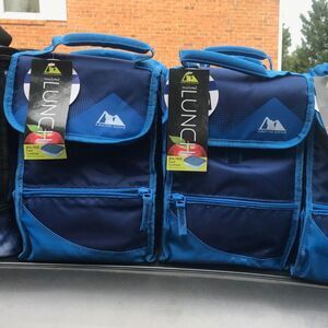 Artic Zone {2} Compartment Thermal Insulated Lunch Bags w/ Container . {2} Bags
